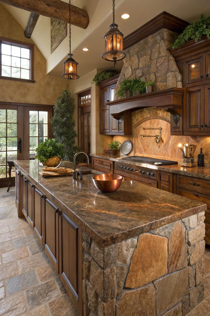 Cocinas rústicas modernas ideas. - COCINAS HOMES